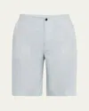 Loro Piana Men's Nolan Stretch Bermuda Shorts In 50c8 Lake Water