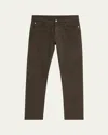 Loro Piana Men's Quarona Denim Five-pocket Pants In H0vm Smoked Wood
