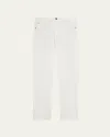 Loro Piana Quarona Slim-fit Stretch-cotton Twill Trousers In White