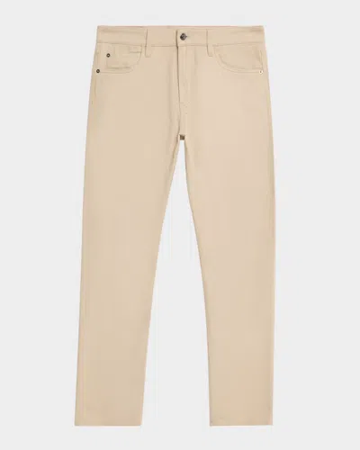 LORO PIANA MEN'S QUARONA SLIM FIVE-POCKET TROUSERS