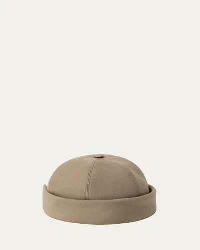 Loro Piana Sasha Six-panel Beanie Beanie Hat In Brown