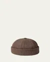 Loro Piana Patterned Hat In Brown