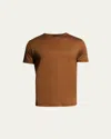 Loro Piana Men's Silk Cotton Jersey T-shirt In Date Oil