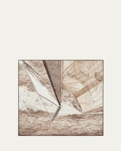 Loro Piana Men's Storm System Wool Foulard In Brown