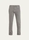 Loro Piana Men's Straight Leg 5-pocket Pants In Gray