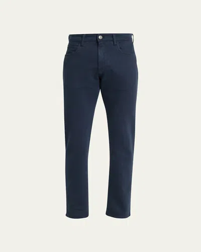 Loro Piana Men's Straight Leg 5-pocket Pants In Navy Blue