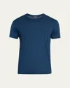 Loro Piana Men's The Gift Of Kings Kim Crewneck T-shirt In Blue