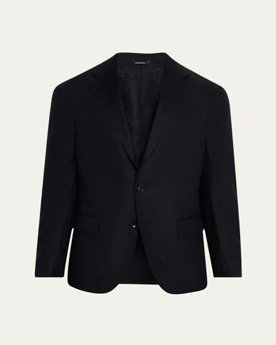 Loro Piana Men's Torino Linen Single-breasted Sport Coat In W000 Blue Navy