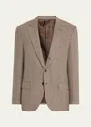 Loro Piana Men's Torino Wool Single-breasted Sport Coat In F6fc Natural Dark