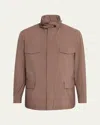 Loro Piana Men's Traveller Field Jacket In H0uy Taiga