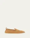 Loro Piana Venice Walk Loafer In Classic Camel