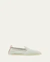 Loro Piana Men's Venice Walk Suede Loafers In Popsicle Mint