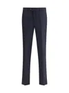 Loro Piana Carlo Virgin-wool Trousers In Black