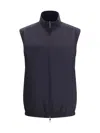 Loro Piana Zip-front Stand-collar Gilet In Black
