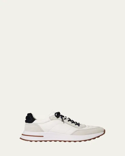 LORO PIANA MEN'S WEEKEND WALK LOW-TOP SNEAKERS