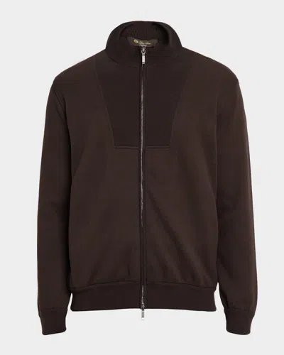 LORO PIANA MEN'S WHITNEY FULL-ZIP BOMBER JACKET