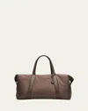 Loro Piana Men's Wind Nylon Leather-trim Duffel Bag With Pouches
