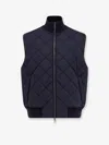 Loro Piana Men Wind Wish Green Storm System Sleeveless Jacket In Black