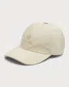 Loro Piana Men's Windmate Storm System Baseball Hat In Ivory/desert