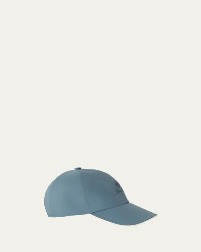 Loro Piana Men's Windmate Storm System Baseball Hat In Seaweed/ivory