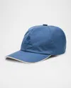 Loro Piana Men's Windmate Storm System Baseball Hat In Stone Jeans/ivory