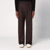Loro Piana Men's Wool And Cashmere Trousers In Brown