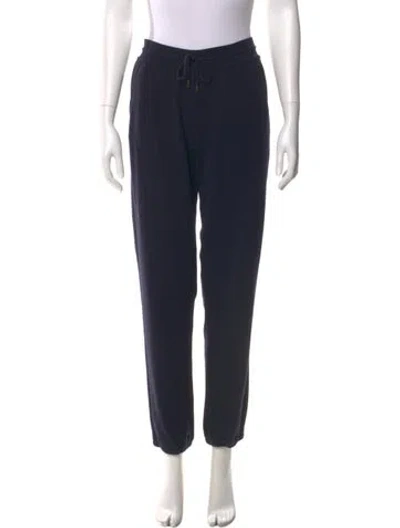 Pre-owned Loro Piana Merano Baby Cashmere Sweatpants In Blue