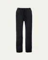 Loro Piana Merano Cashmere Drawstring Jogger Pants In Black