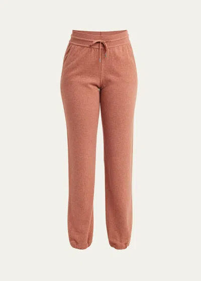 Loro Piana Merano Cashmere Drawstring Jogger Pants In L0bl Sunset Hues