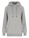 Loro Piana Merano Ribbed-detailed Hoodie In Gray