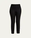 Loro Piana Mick Slim Leg Flannel Cashmere Trousers In Black