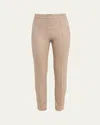 Loro Piana Mick Slim Leg Flannel Cashmere Trousers In D0p4 Warm Taupe