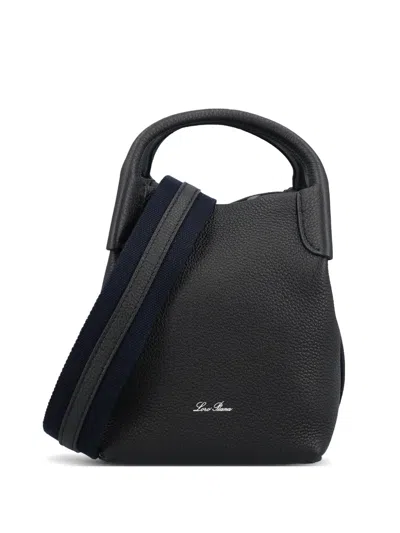 Loro Piana Micro Bale Leather Tote Bag In Animal Print