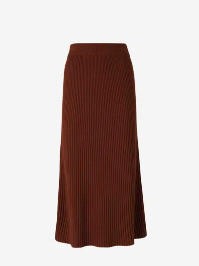 Loro Piana Midi Knitted Skirt
