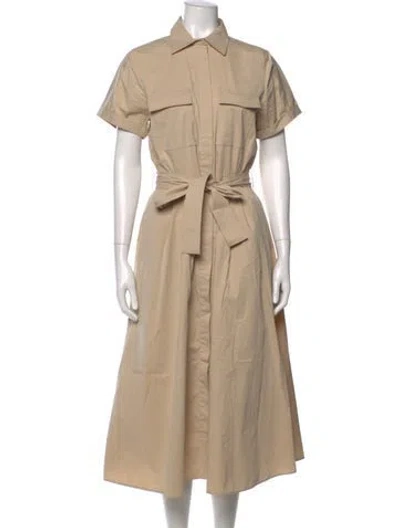 Pre-owned Loro Piana Midi Length Dress In Neutrals