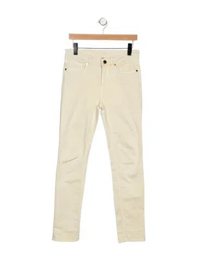 Pre-owned Loro Piana Mid-rise Skinny Leg Jeans In Green