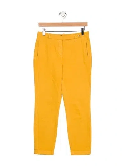 Pre-owned Loro Piana Mid-rise Skinny Leg Jeans In Yellow
