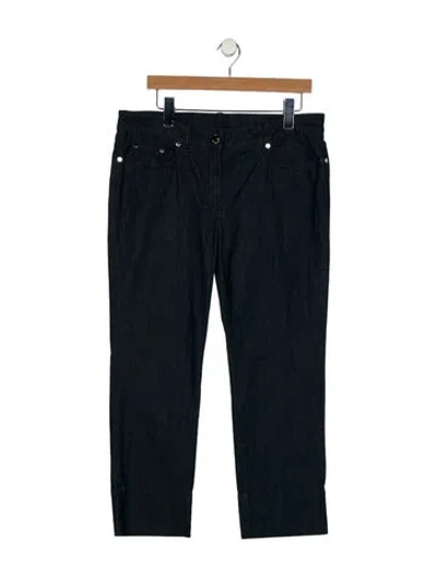 Pre-owned Loro Piana Mid-rise Straight Leg Jeans In Blue