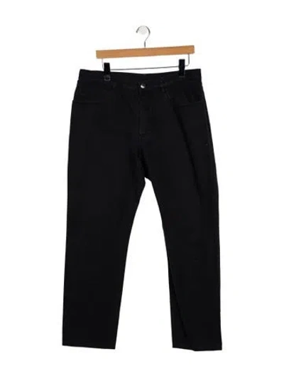 Pre-owned Loro Piana Mid-rise Straight Leg Jeans In Blue