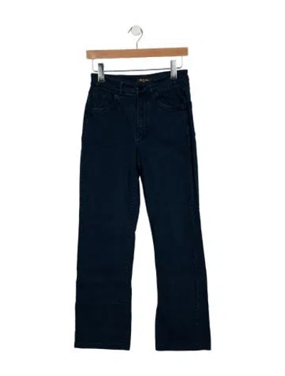 Pre-owned Loro Piana Mid-rise Straight Leg Jeans In Blue