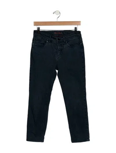 Pre-owned Loro Piana Mid-rise Straight Leg Jeans In Blue