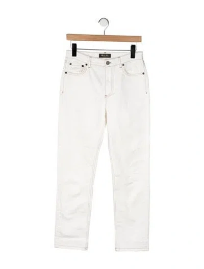 Pre-owned Loro Piana Mid-rise Straight Leg Jeans In Multi