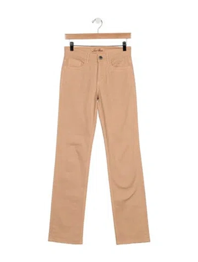 Pre-owned Loro Piana Mid-rise Straight Leg Jeans In Neutrals