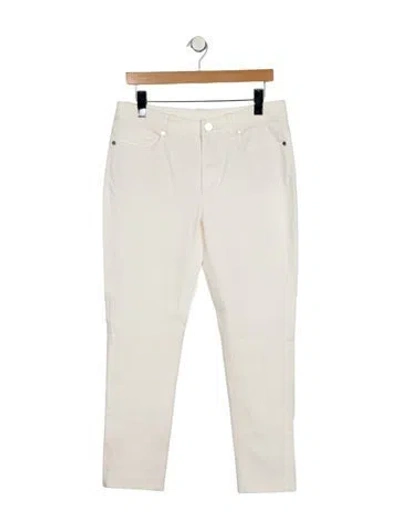 Pre-owned Loro Piana Mid-rise Straight Leg Jeans In Neutrals