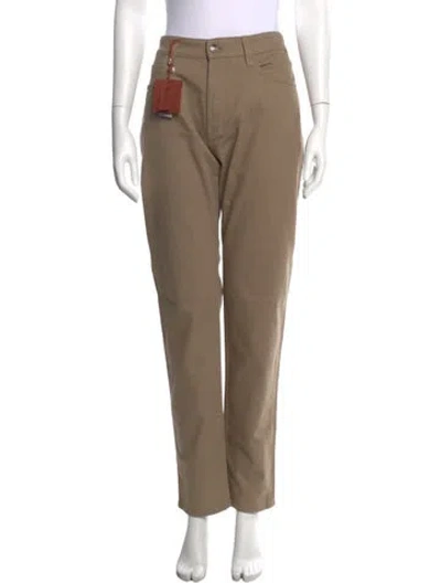 Pre-owned Loro Piana Mid-rise Straight Leg Jeans W/ Tags In Neutral