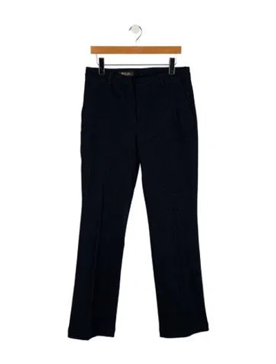Pre-owned Loro Piana Mid-rise Wide Leg Jeans In Blue