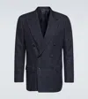 Loro Piana Milano Wool-blend Blazer In Profound Blue