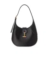 Loro Piana Mini Bobbin Toggle-fastening Shoulder Bag In Black