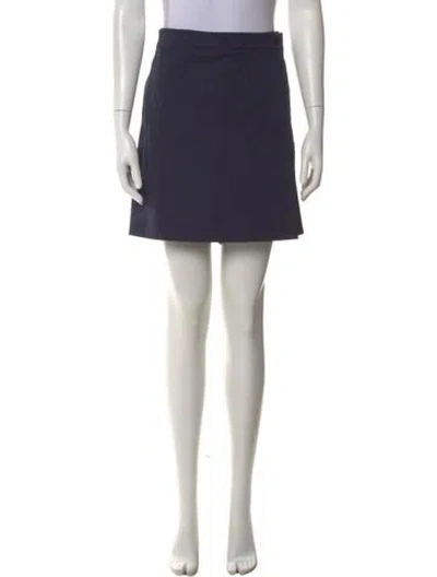 Pre-owned Loro Piana Mini Skirt In Blue