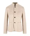 Loro Piana Spagna Mini Cashmere-blend Jacket In Neutral